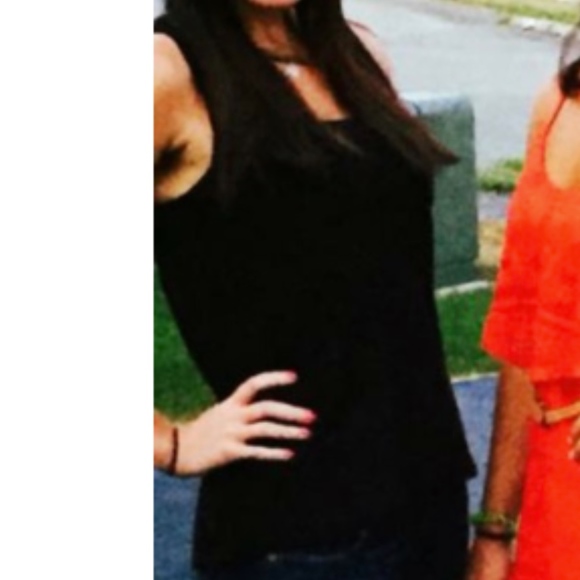 Express One Eleven Eyelet Scoop Neck Tank - Picture 2 of 6